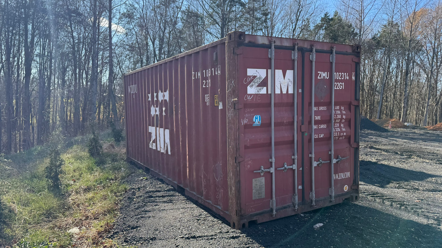 Used Cargo Worthy 20' Storage Container