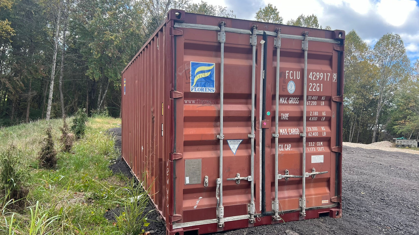 Used Cargo Worthy 20' Storage Container