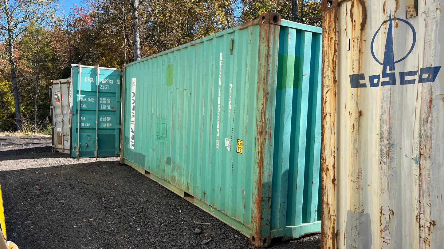 Used Cargo Worthy 20' Storage Container